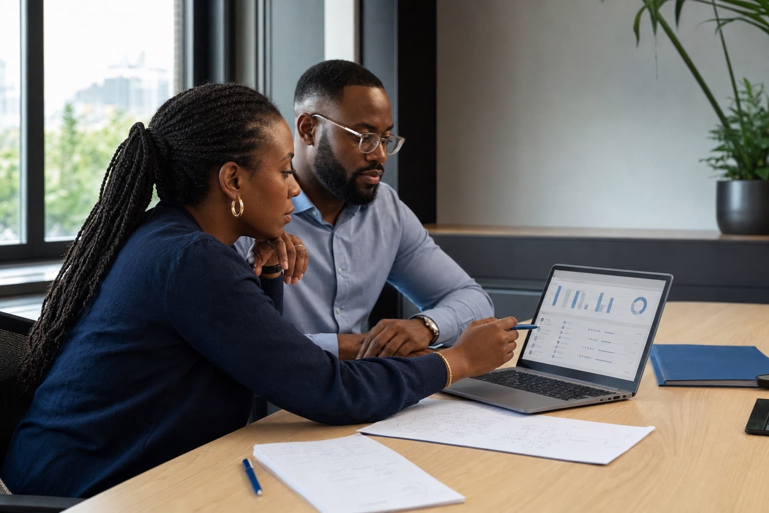 A Nigerian hiring team reviewing structured candidate evidence